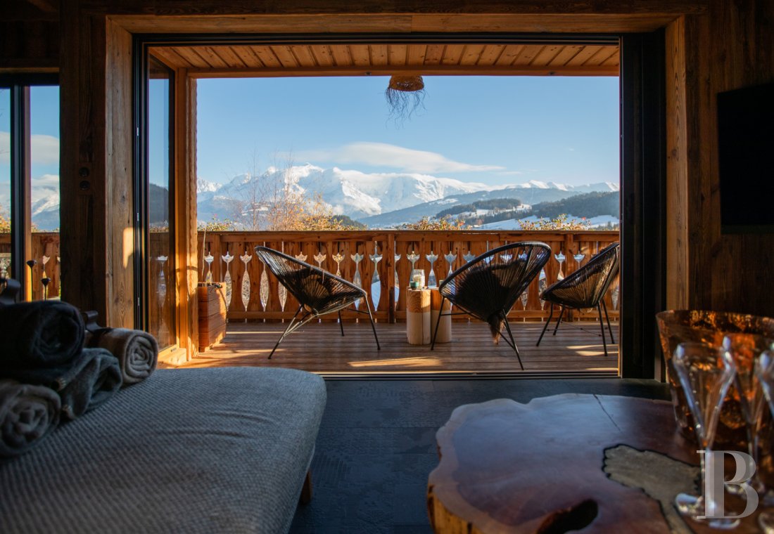 À Cordon, en Haute-Savoie, un chalet raffiné ouvert sur la chaîne du Mont-Blanc - photo  n°36